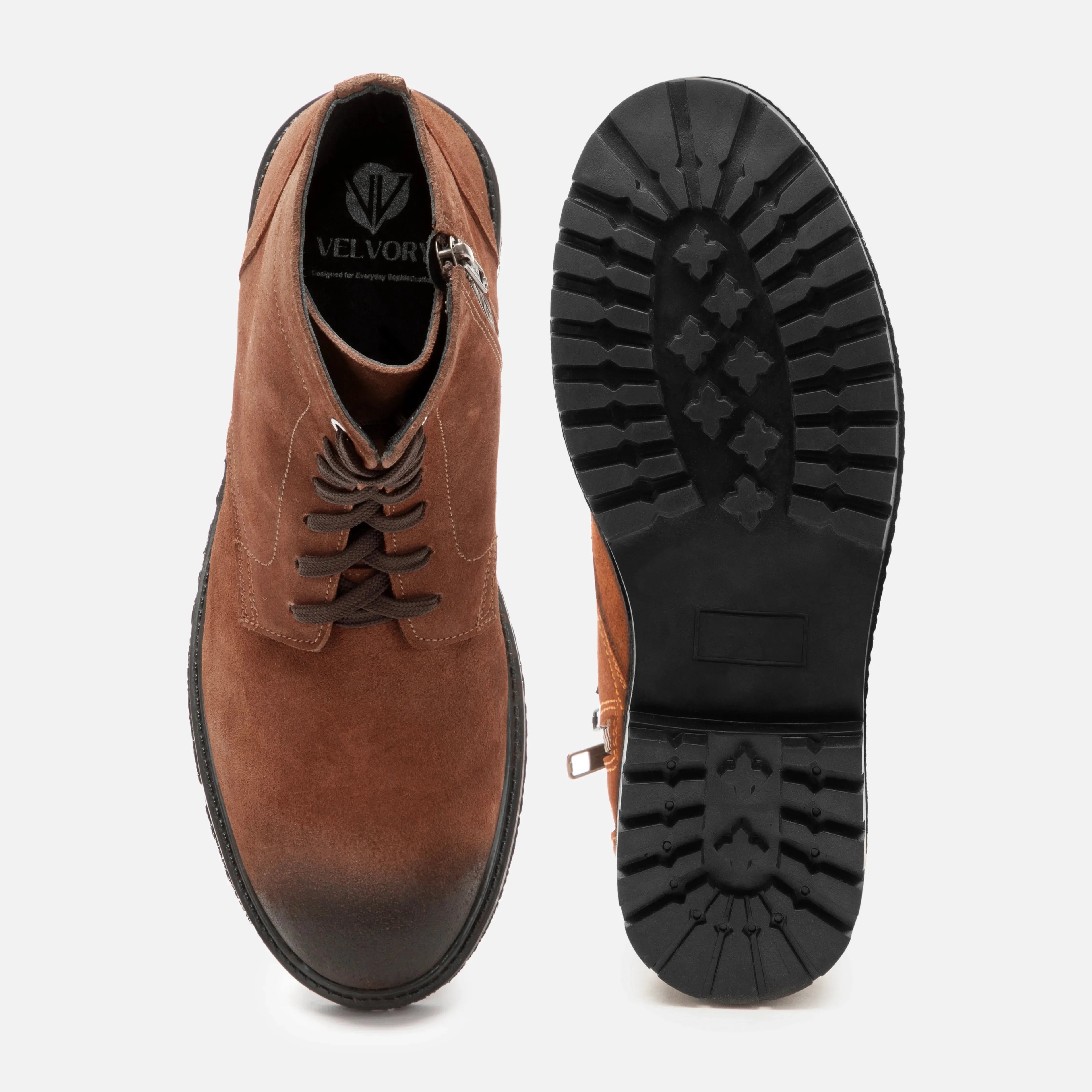 Shackleton: Zip Boot boot rubber sole – VELVORY durable men's footwear India