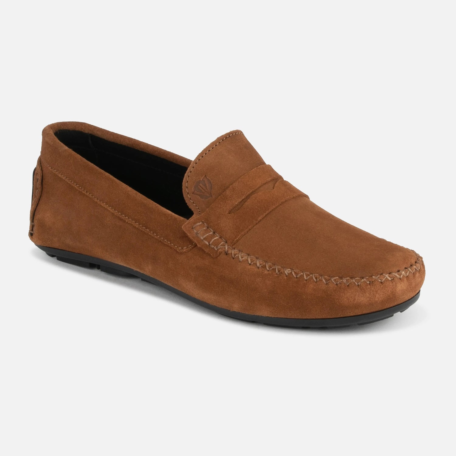 Sorrento: Penny Loafer loafer rear view – VELVORY leather men's loafer boots India