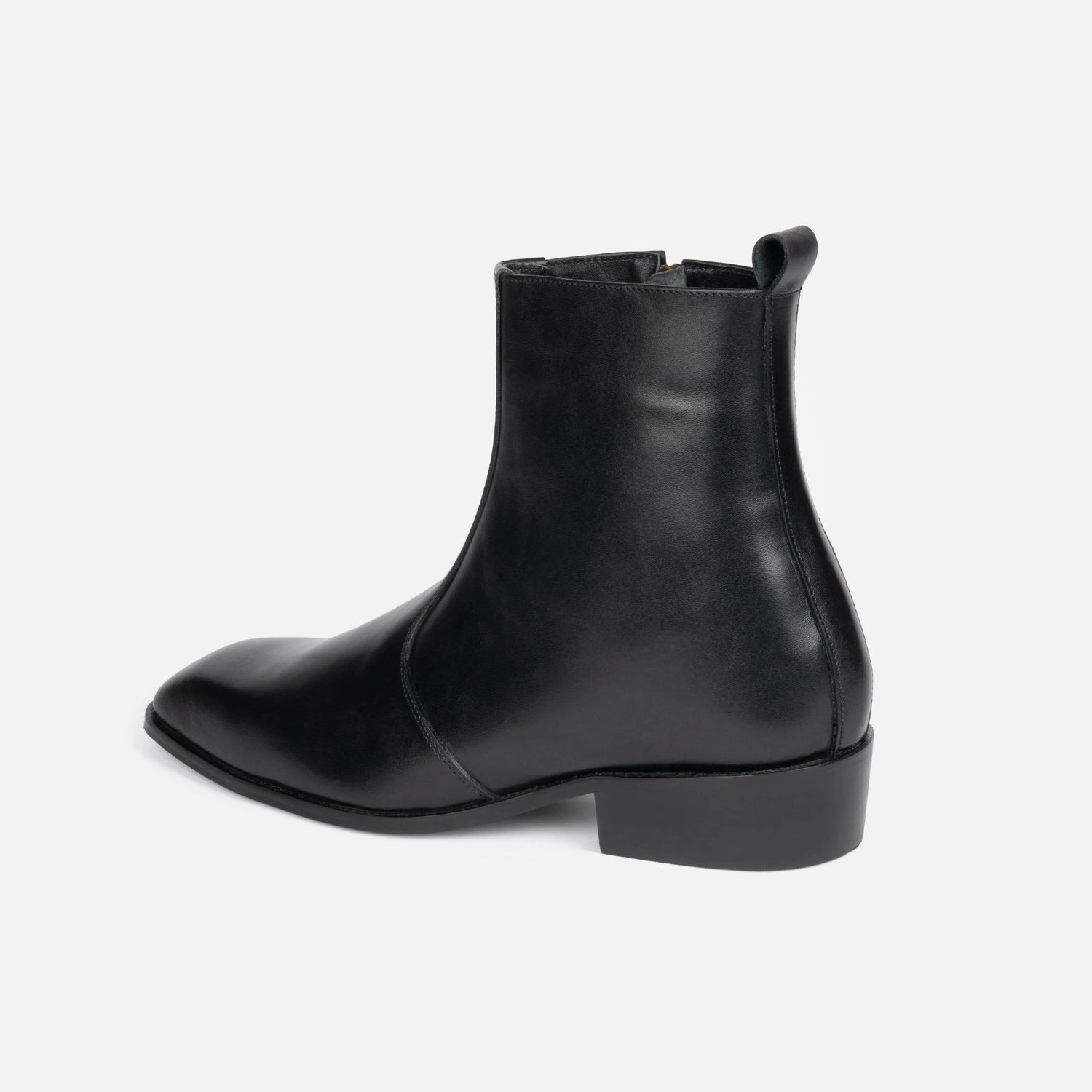 Mawson: Zip Boot boot rear view – VELVORY leather men's boot boots India