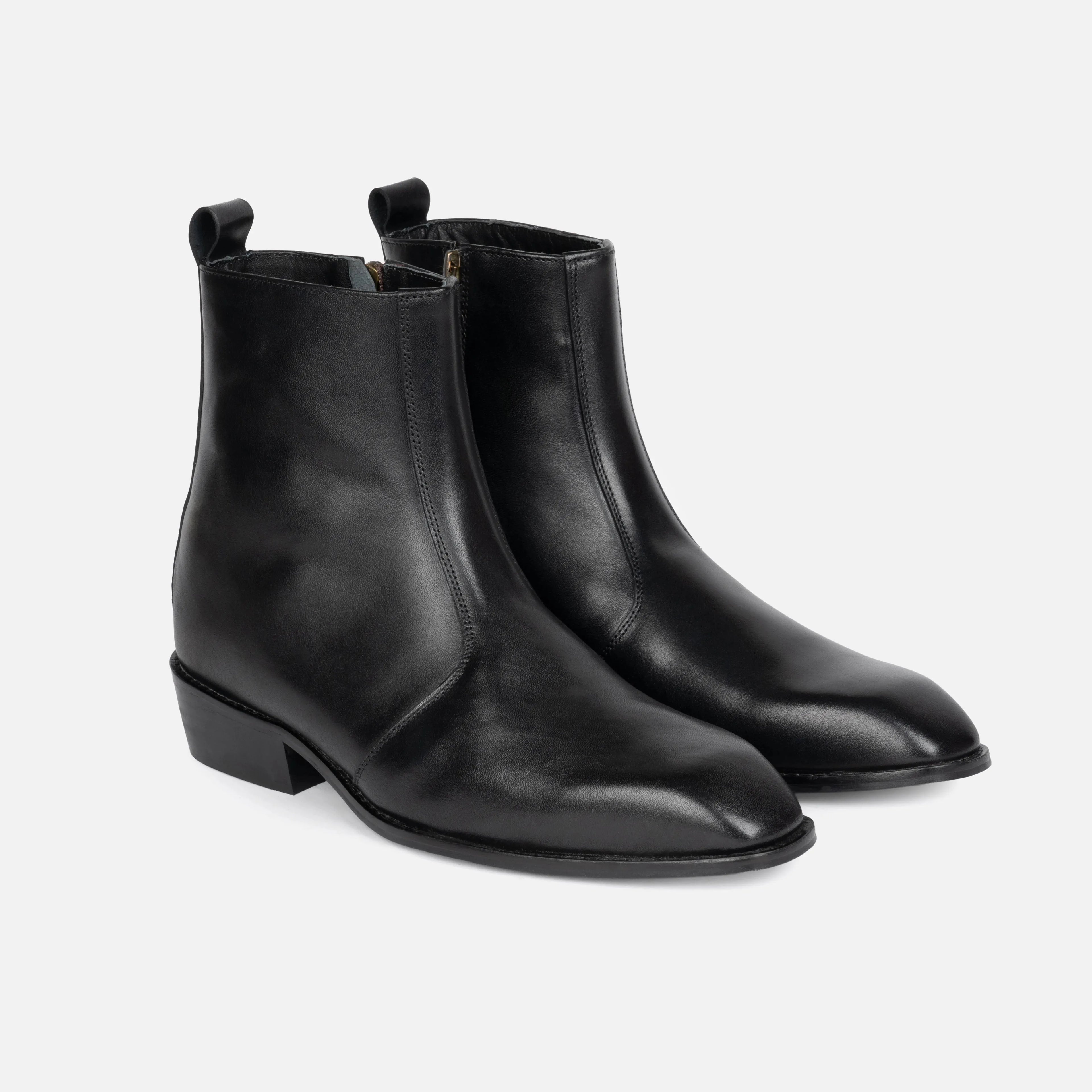 Mawson: Zip Boot leather boot for men by VELVORY – premium premium footwear India