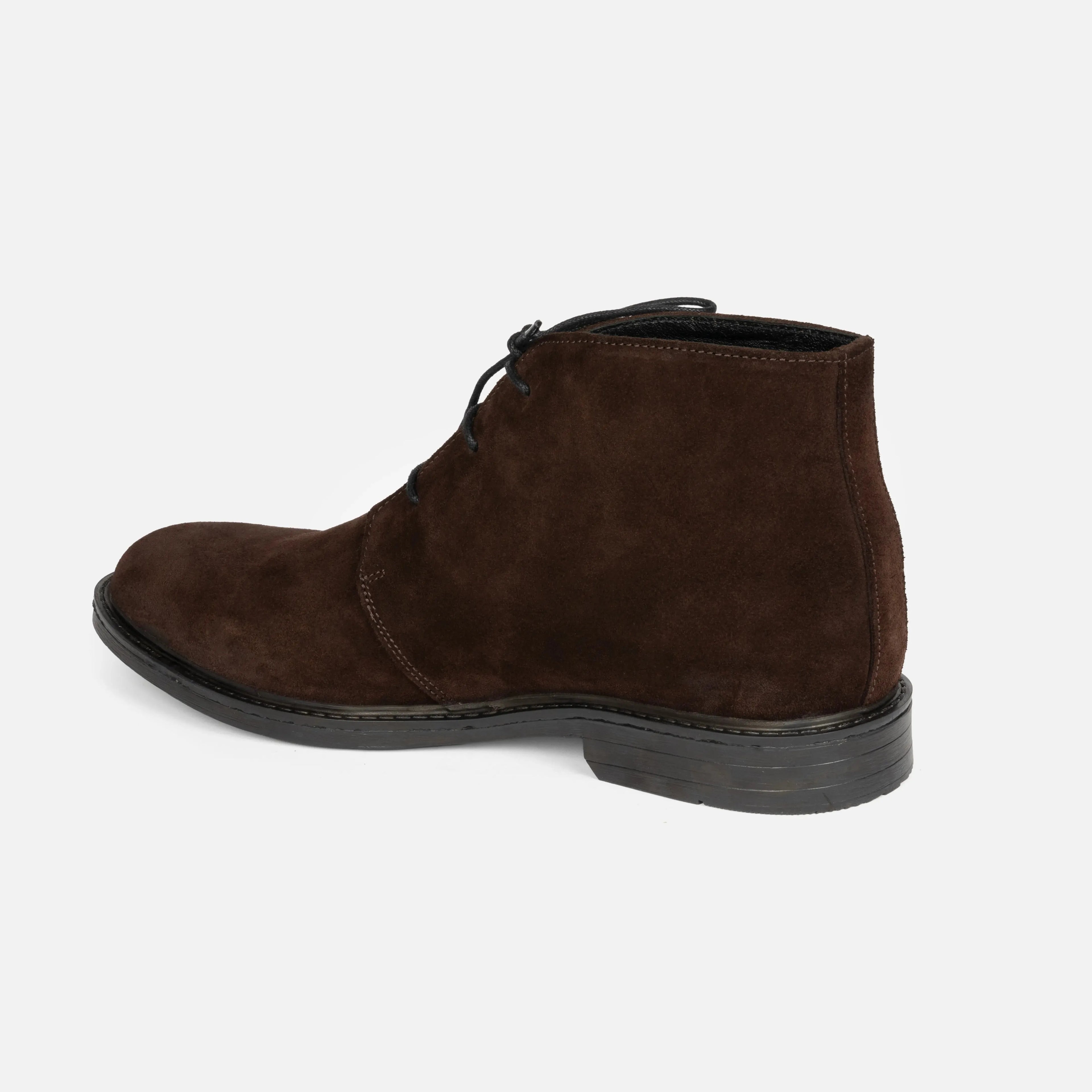 Hillary: Chukka Boot boot front view – VELVORY premium men's leather shoes India