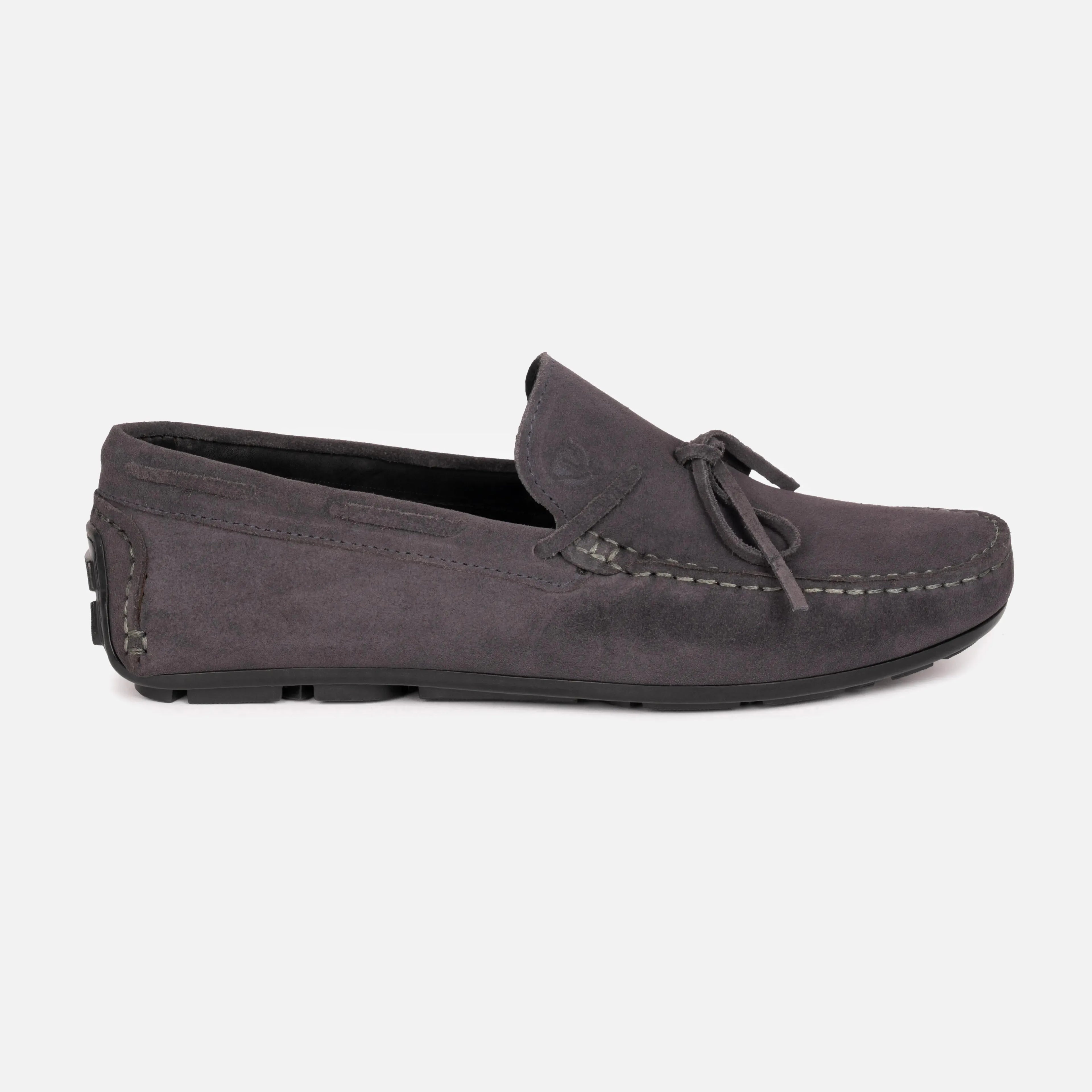 Ravello: Boat Loafer loafer front view – VELVORY premium men's leather shoes India