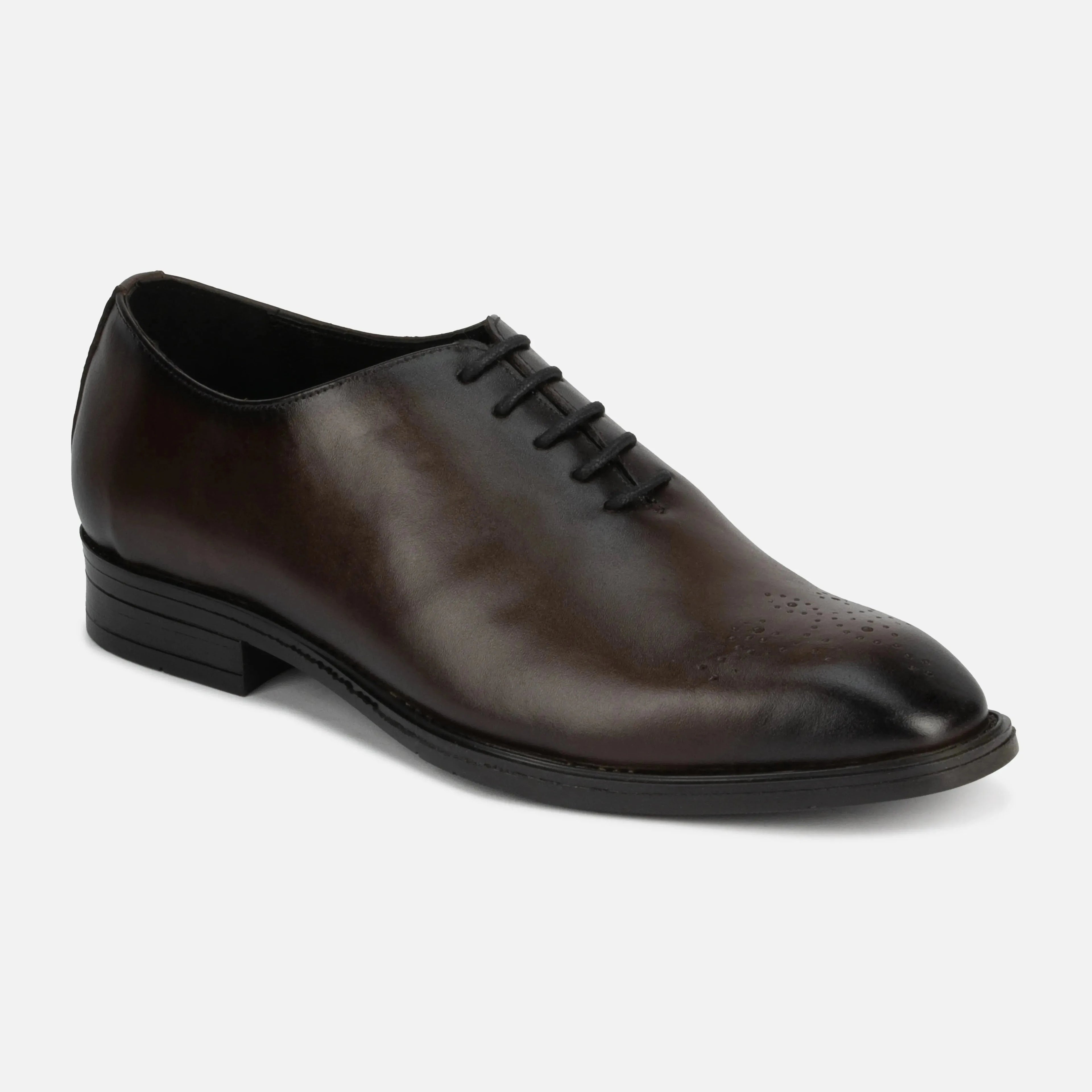 Regent: Whole cut Oxford oxford rear view – VELVORY leather men's oxford boots India
