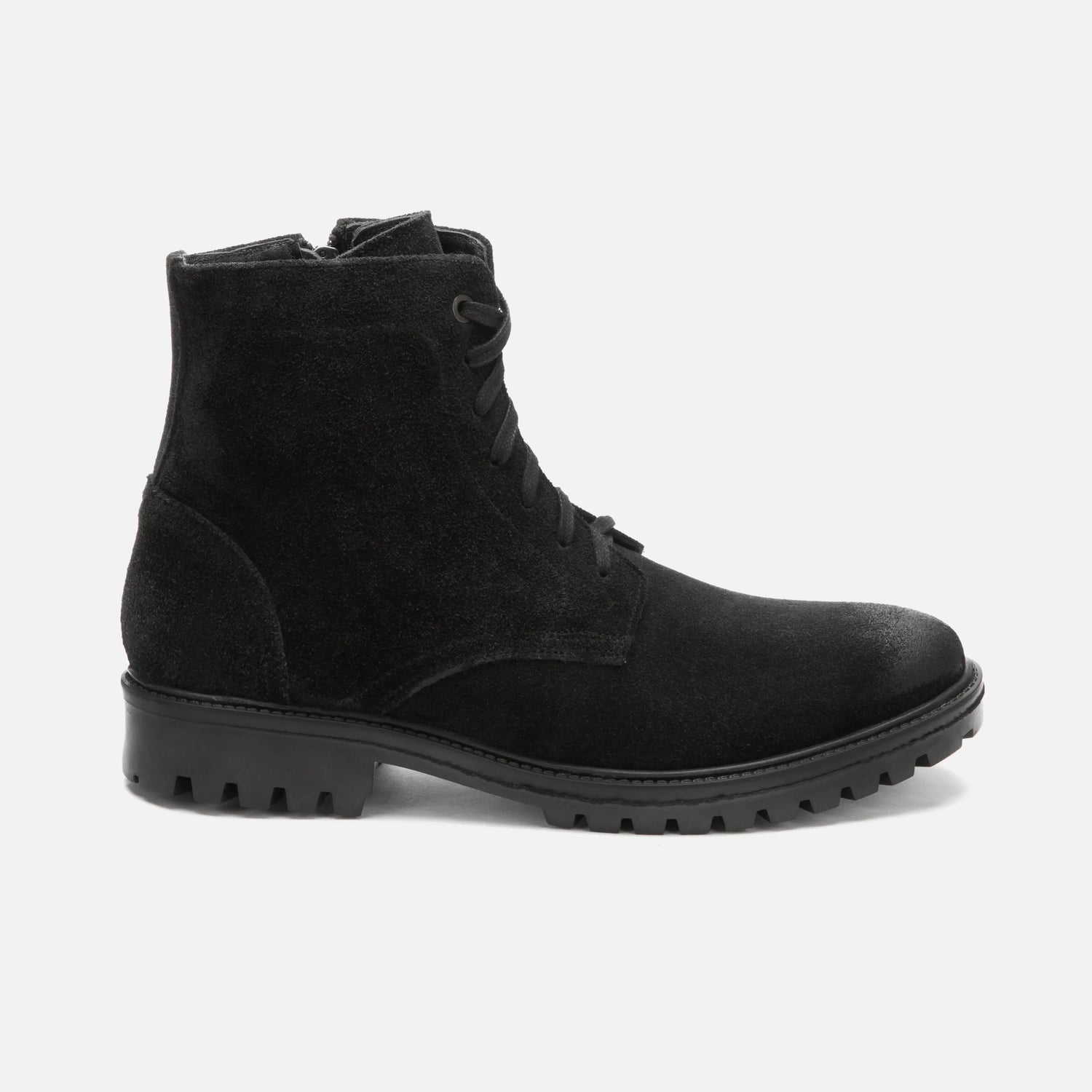 Shackleton: Zip Boot boot side view – VELVORY premium leather men's footwear