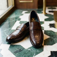 Virtuoso: Croco Slip-on