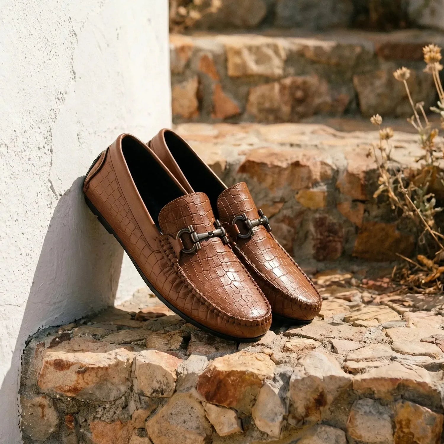 Amalfi: Croco Loafer