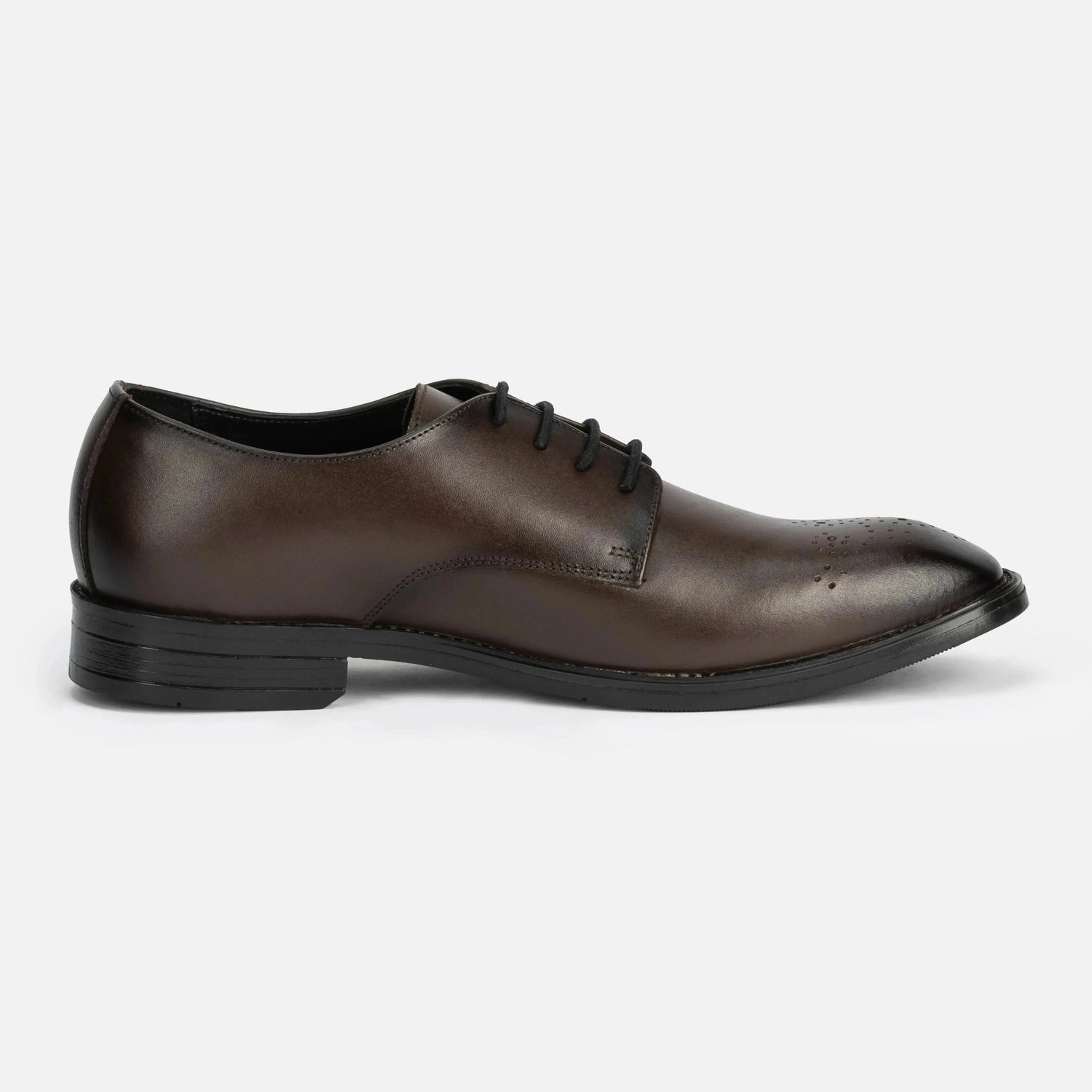 Baron: Derby oxford side view – VELVORY premium leather men's footwear