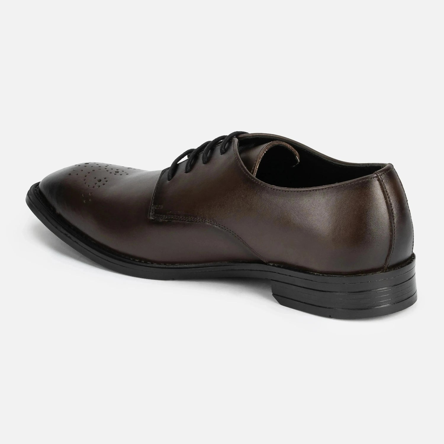 Baron: Derby oxford rear view – VELVORY leather men's oxford boots India