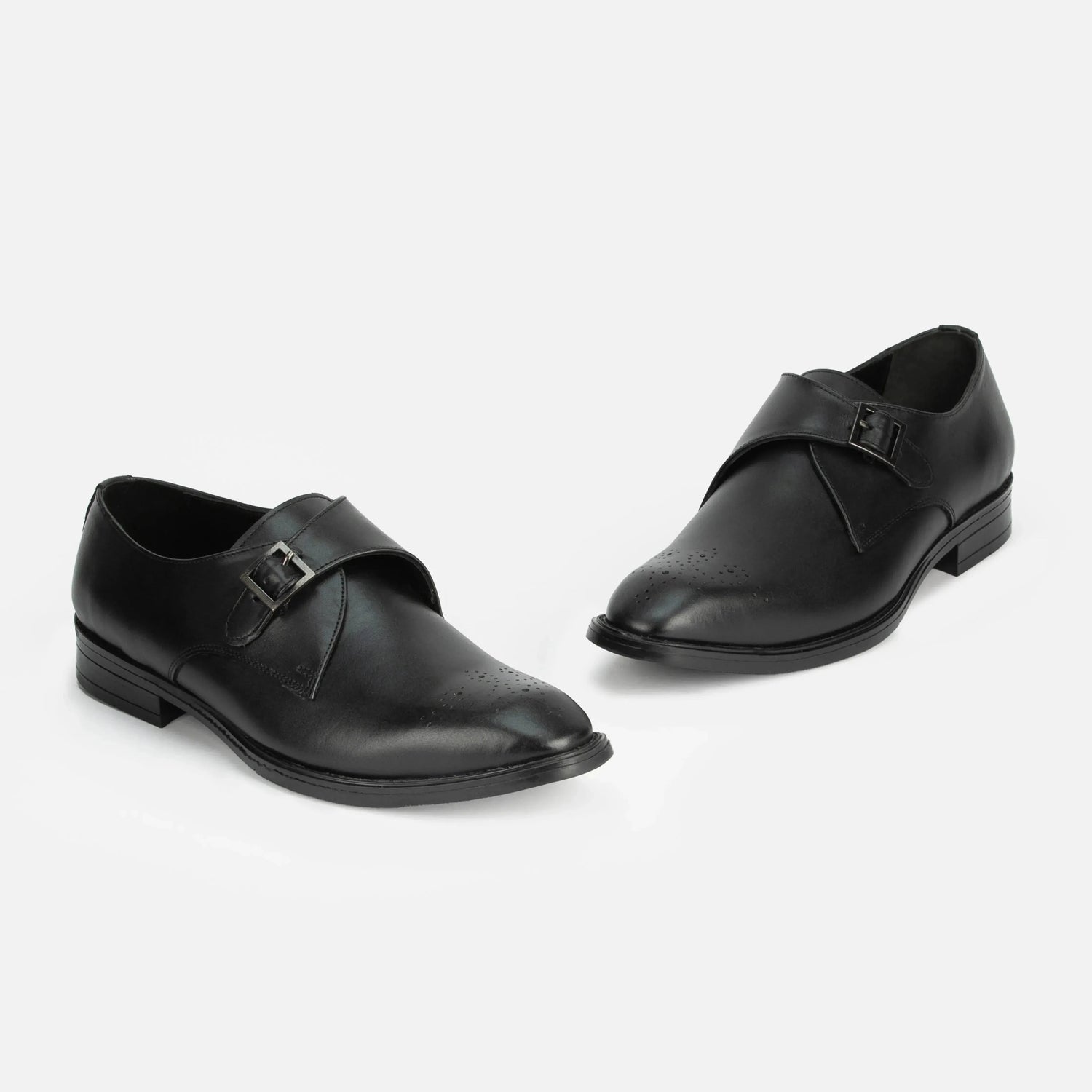 Earl: Single Monk oxford detail view 8 – VELVORY men's footwear India