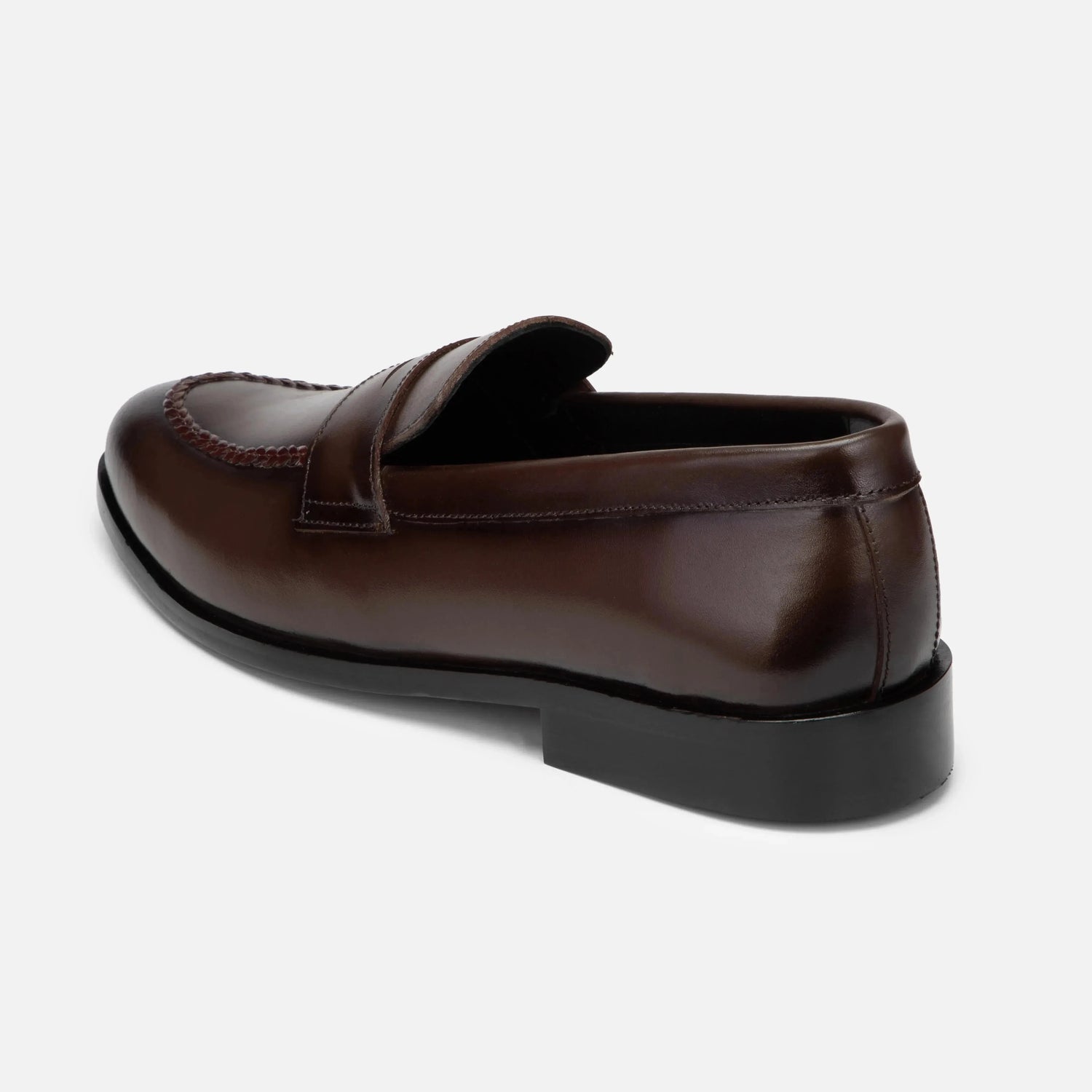 Fresco: Slip-on slip-on front view – VELVORY premium men's leather shoes India