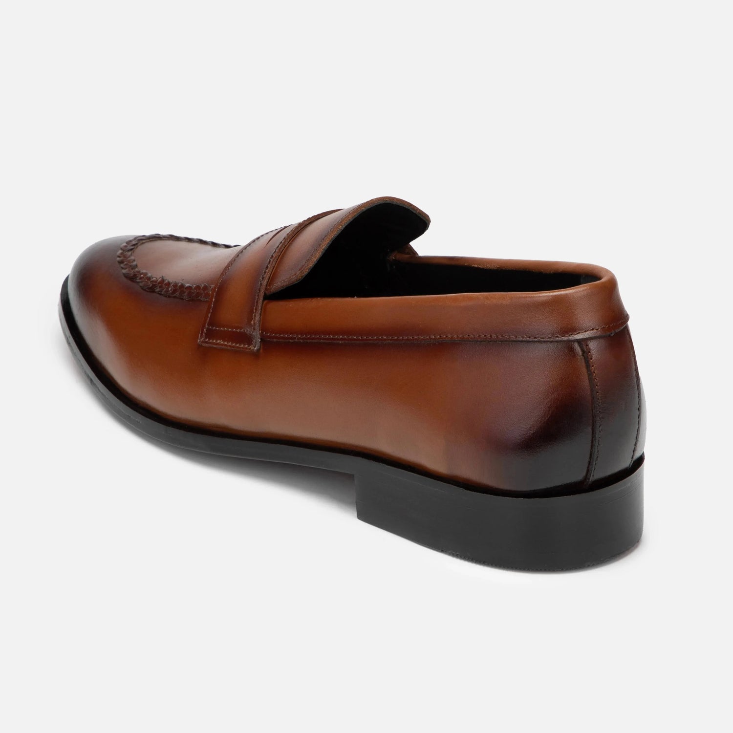 Fresco: Slip-on slip-on rear view – VELVORY leather men's slip-on boots India