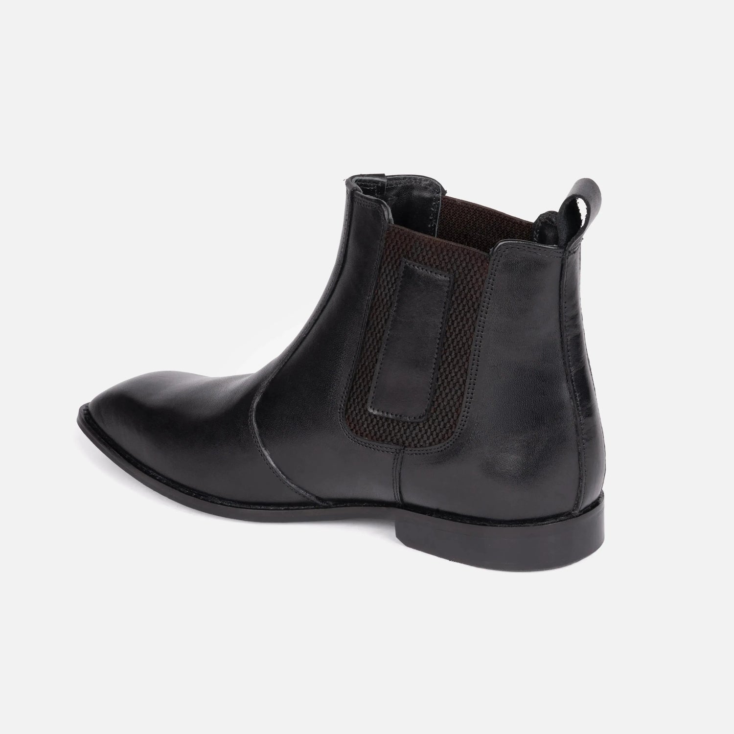 Marcus: Chelsea Boot boot front view – VELVORY premium men's leather shoes India