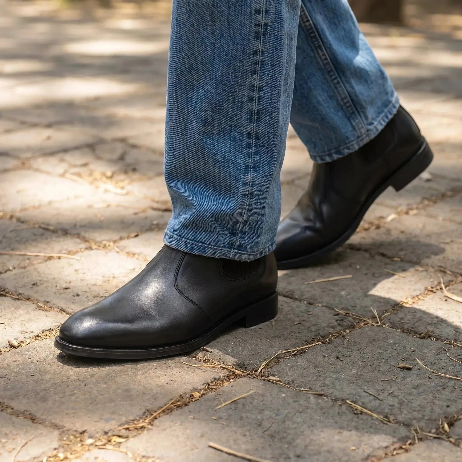 Marcus: Chelsea Boot boot detail view 8 – VELVORY men's footwear India