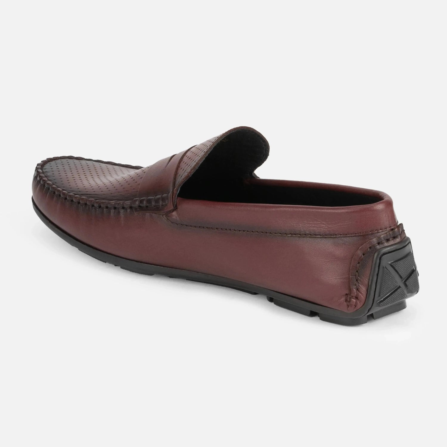 Portofino: Dress Loafers loafer front view – VELVORY premium men's leather shoes India