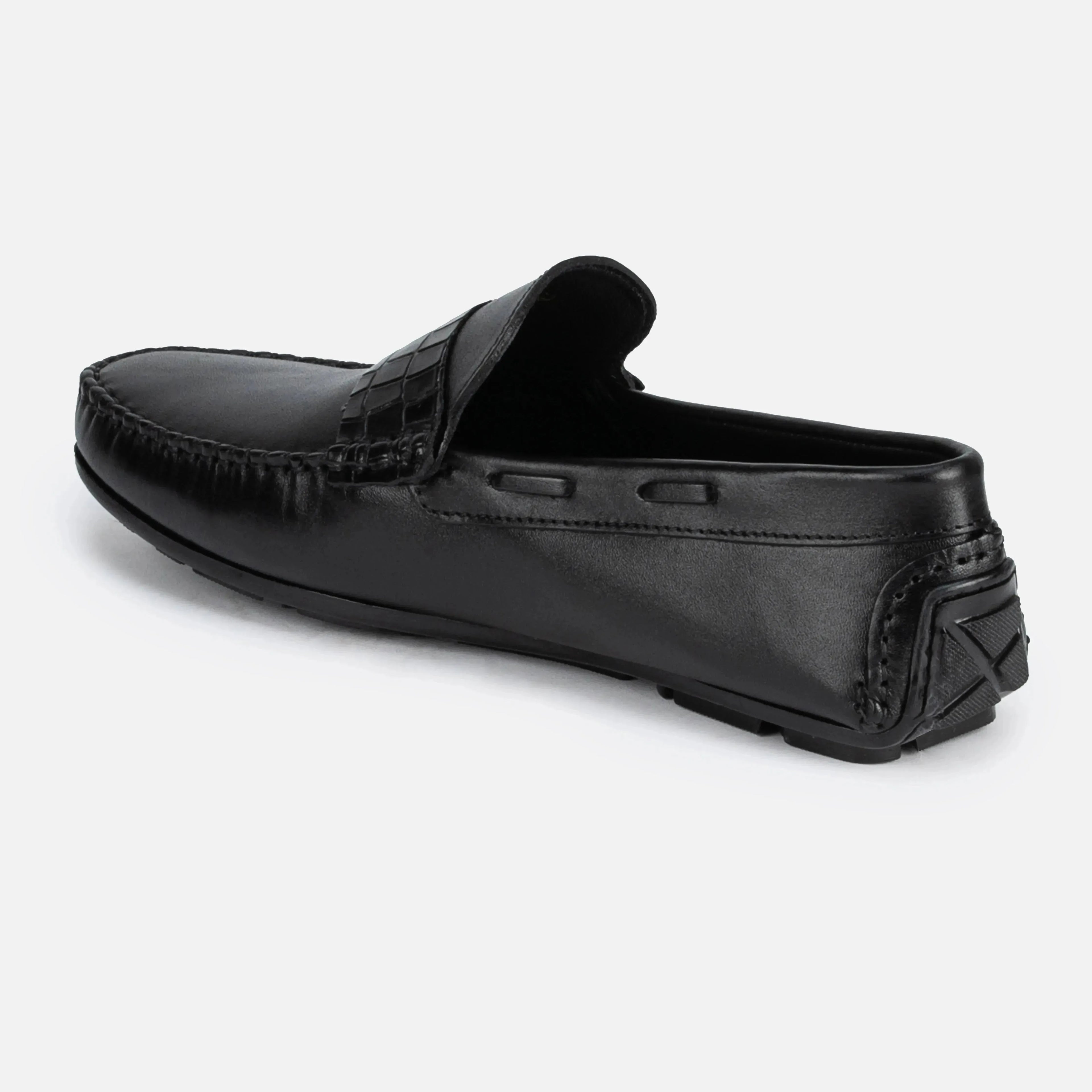 Positano: loafer loafer front view – VELVORY premium men's leather shoes India