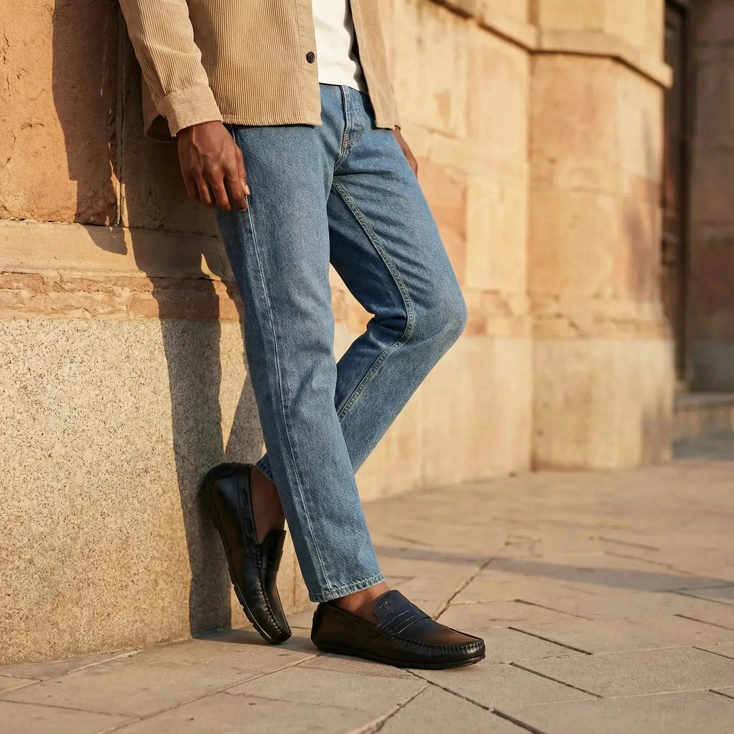 Positano: loafer loafer rubber sole – VELVORY durable men's footwear India