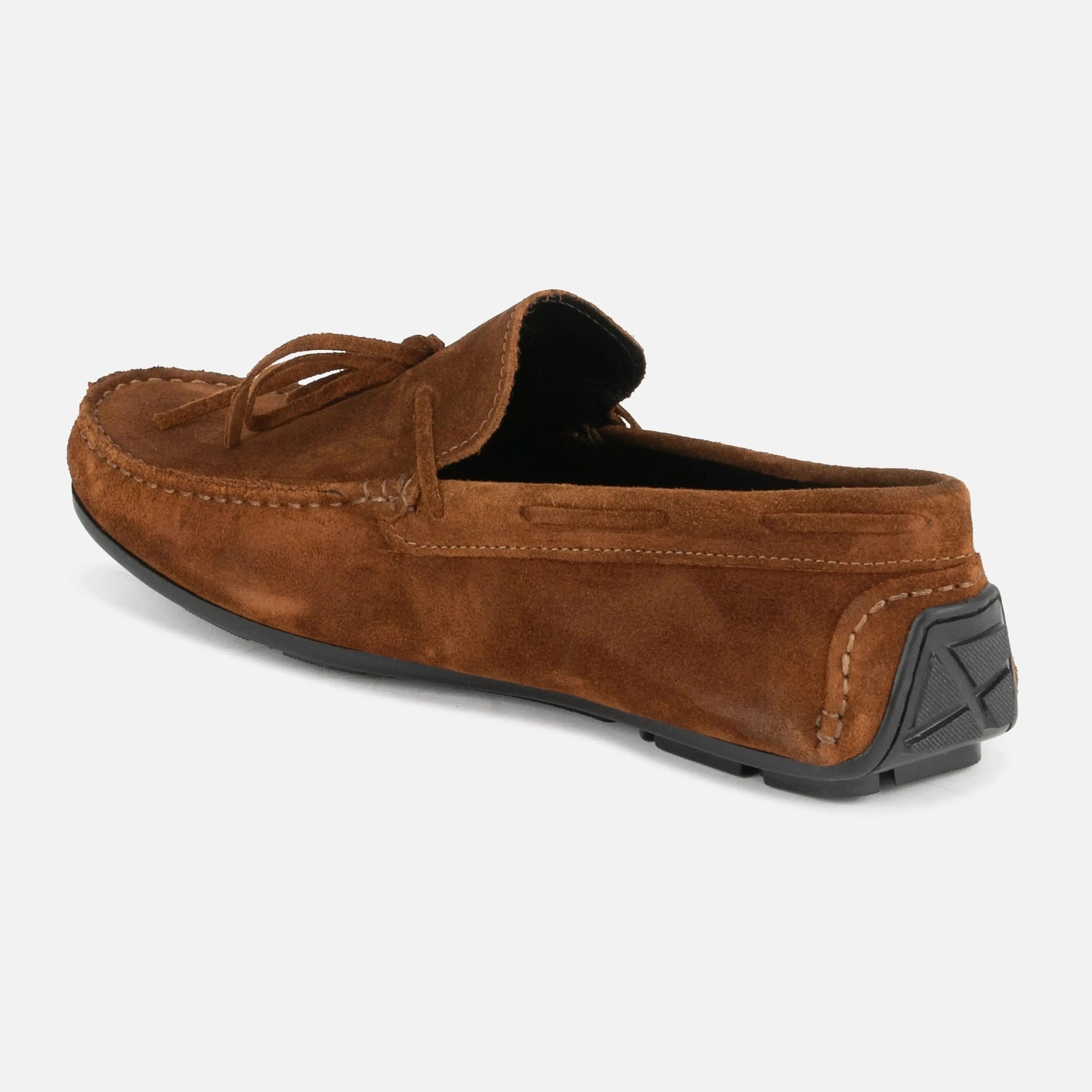 Ravello: Boat Loafer loafer rear view – VELVORY leather men's loafer boots India