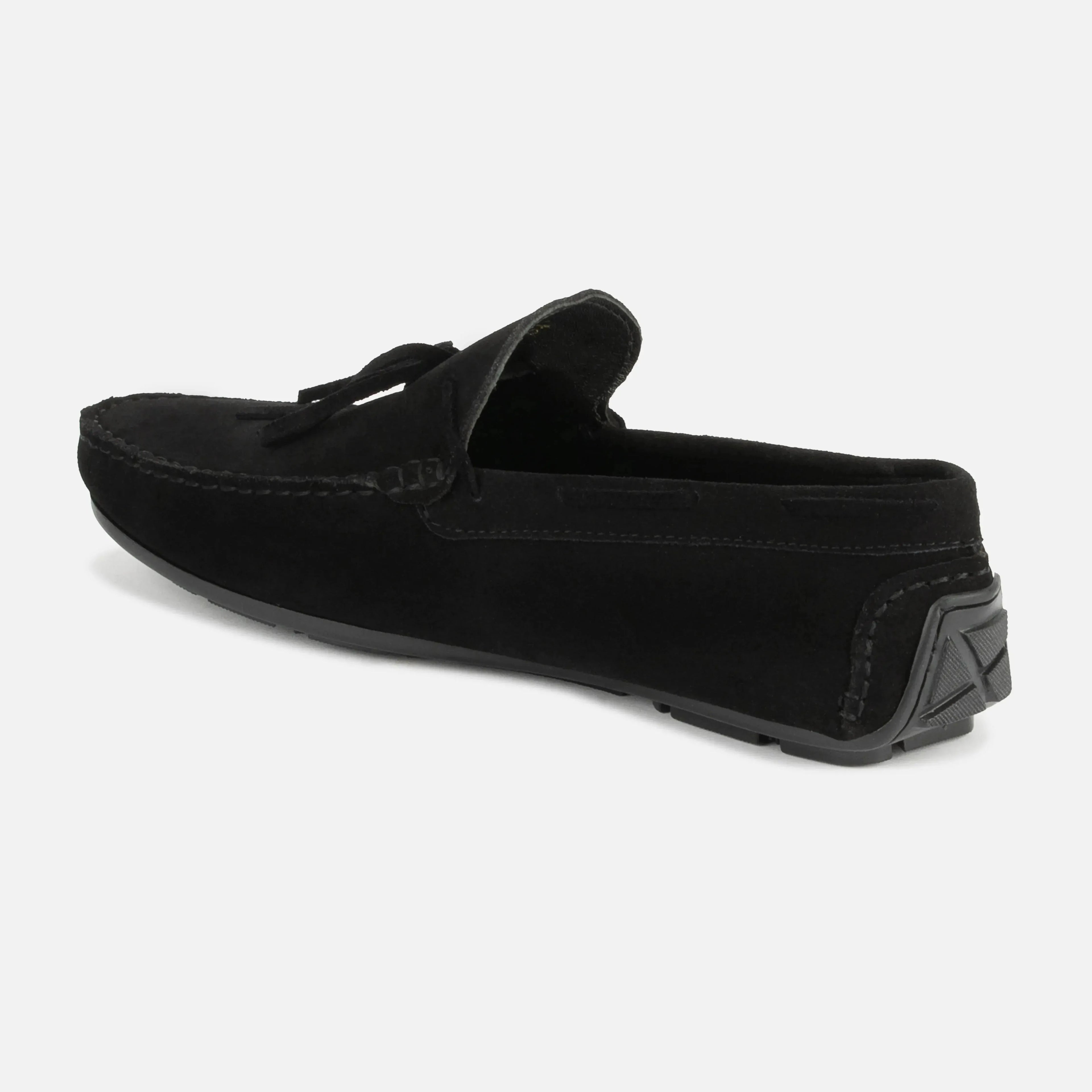 Ravello: Boat Loafer loafer rear view – VELVORY leather men's loafer boots India