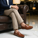 Elegant Woven Textured Loafers